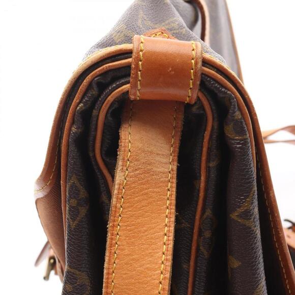 LOUIS VUITTON Brown Monogram Leather Shoulder Bag - Picture 10 of 15